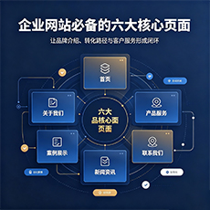 绥化建站-企业网站必备的六大核心页面